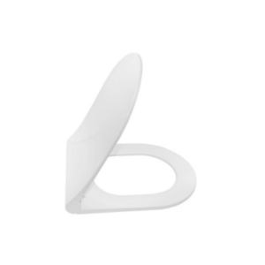 Aloni 'slim elegance' duroplast siège de toilette avec charnières inox, quick release & soft-close - Blanc - Réf. : KC0903-2000E