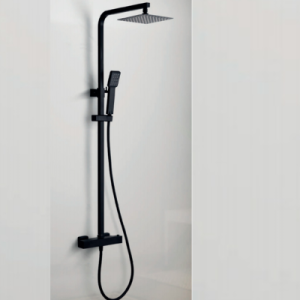 Barre de douche thermostatique noir mat série vigo - Réf. : BTV013/NG