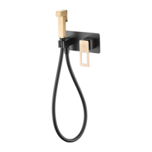 Robinet de bidet encastré mono niveau série black gold sweden - Réf. : BDC032-5NGOLD