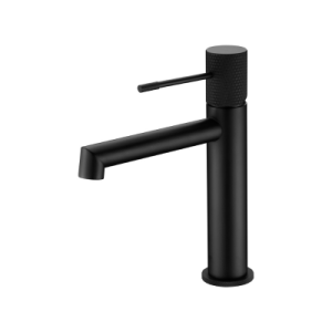 Mitigeur de lavabo noir mat série Line - Réf. : BDD038-1NG
