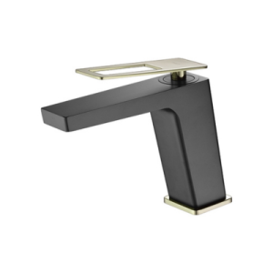 Mitigeur de lavabo en or noir série Suède - Réf. : BDC032-1NGOLD