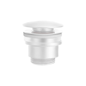 Valve click-clac blanc mat - Réf. : VCC007