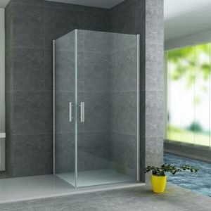 Aloni porte de douche double (80x80x190cm) - Réf. : CR24-8080