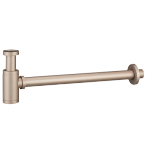 Siphon apparent rond en champagne avec cartouche de siphon - Réf. : SCL002/CHG