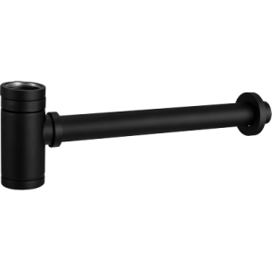 Siphon apparent rond en noir mat avec cartouche de siphon - Réf. : SCL002/NG