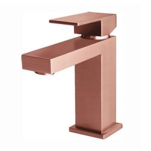 Aloni chan mitigeur de lavabo carrã‰ - cuivre brossé - Réf. : CR6028-6BC