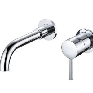Aloni mitigeur lavabo mural - chrome - Réf. : CR7120-6