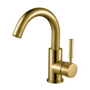 Aloni ensy mitigeur de lavabo avec bec orientable - or brossé - Réf. : CR7820-5BG
