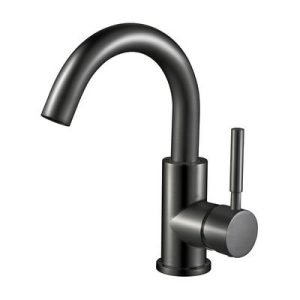 Aloni ensy mitigeur de lavabo avec bec orientable - gris bronze - Réf. : CR7820-5GG